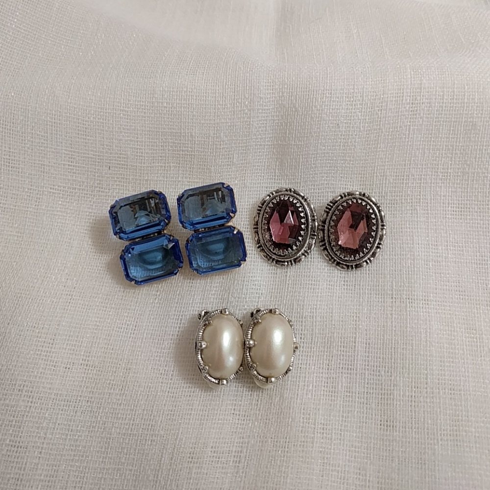 Vintage clip earring bundle